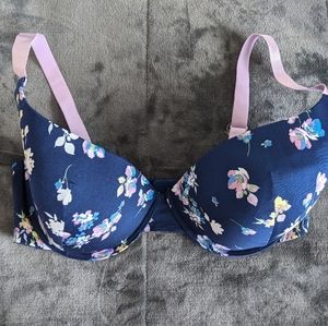 Flora pattern bra